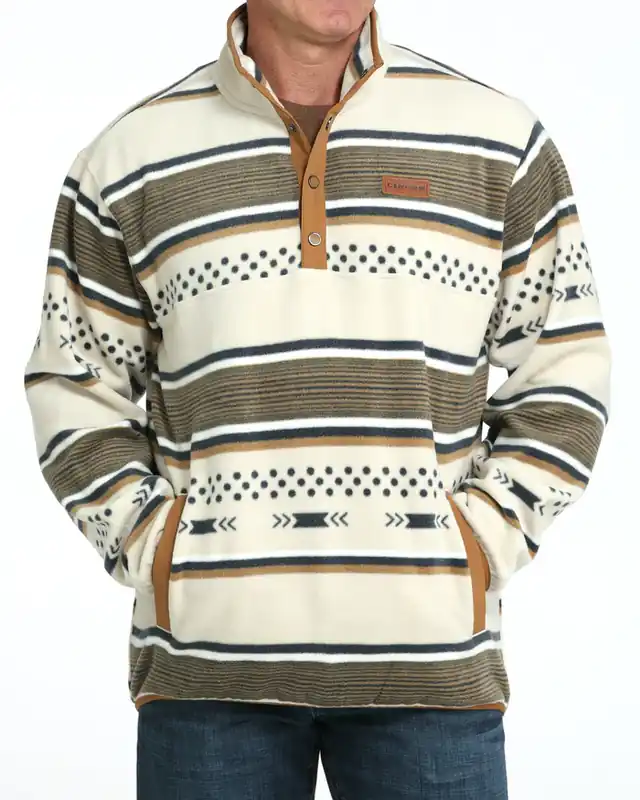 Men's Cinch Polar Fleece Pullover #MWK1514026