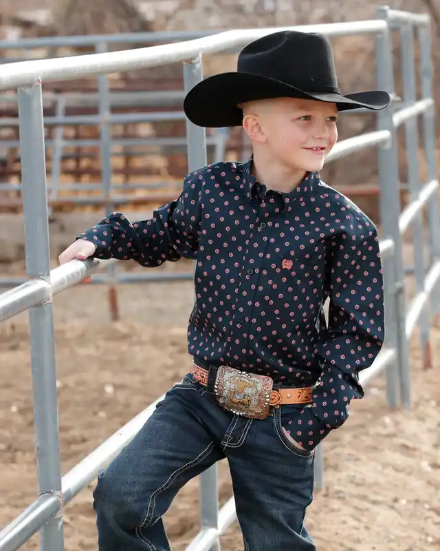Boy's Cinch Button Down Shirt #MTW7060401
