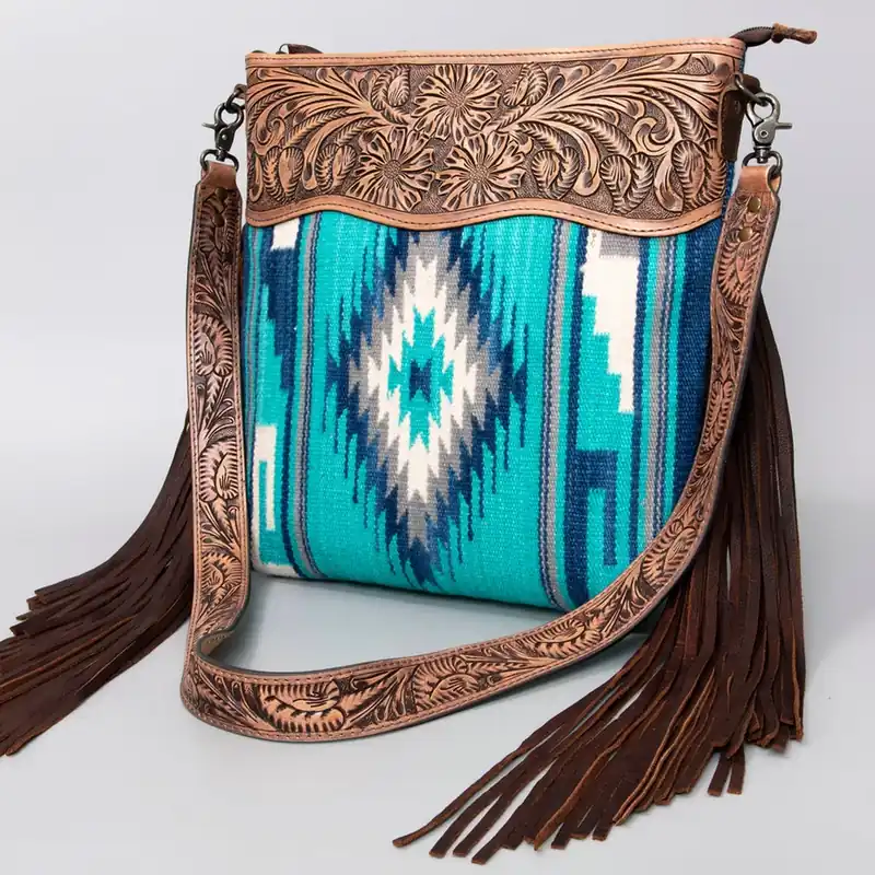 Women's American Darling Southwestern Crossbody Bag #ADBG510K - LS WESTERN