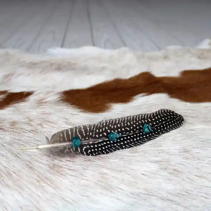 Willow Lane Hat Co. Pheasant Hat Feather #WL-TURQPHEASANT