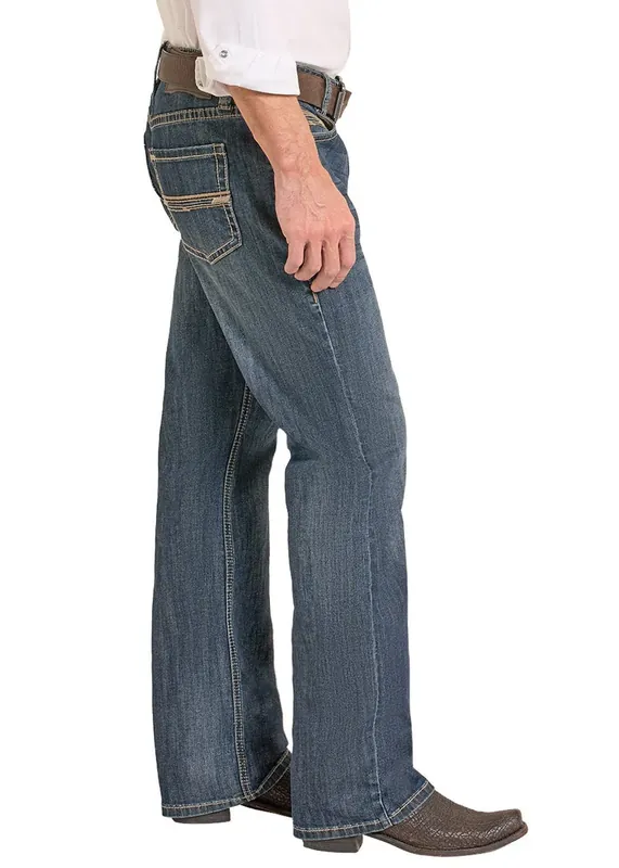 Men's Rock & Roll Denim Relaxed Fit Straight Leg Jean #BM0SD08574