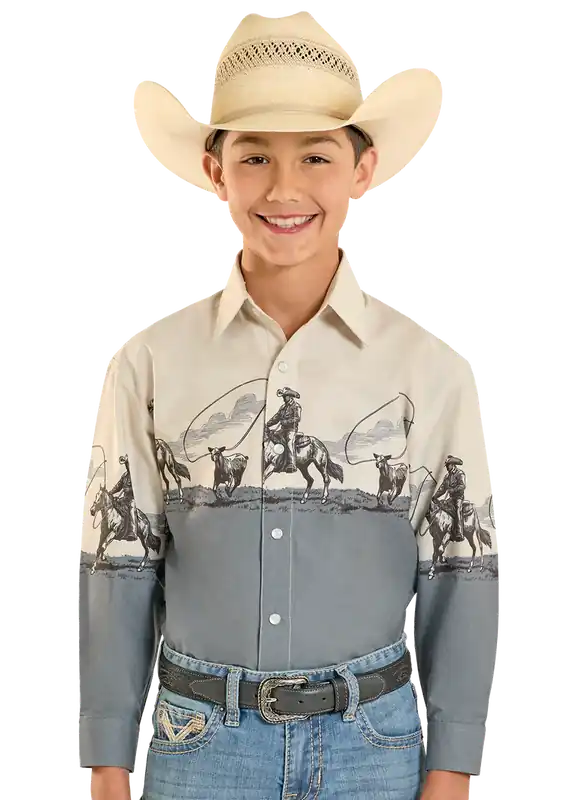 Boy's Panhandle Snap Front Shirt #SBN2S08293