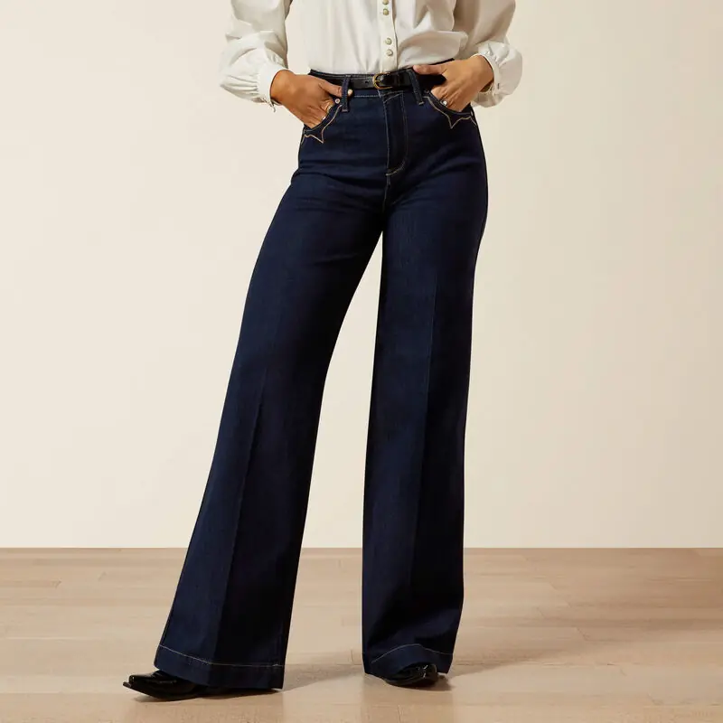 Women's Ariat Ultra High Rise Veronica Wide Leg Jean #10065877