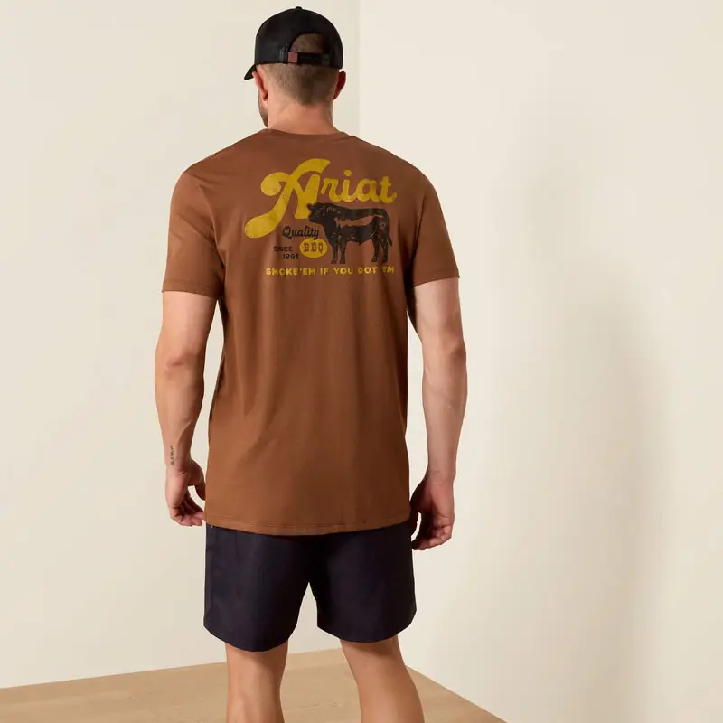 Men's Ariat BBQ Smoke Classic Fit T-Shirt #10071197