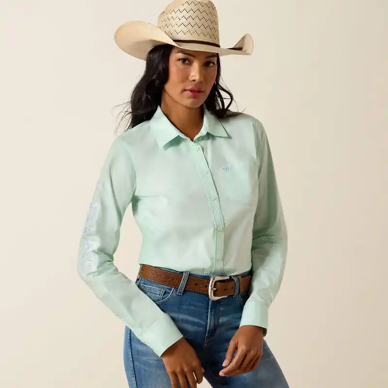 Women's Ariat Team Kirby Button Down Shirt #10073392