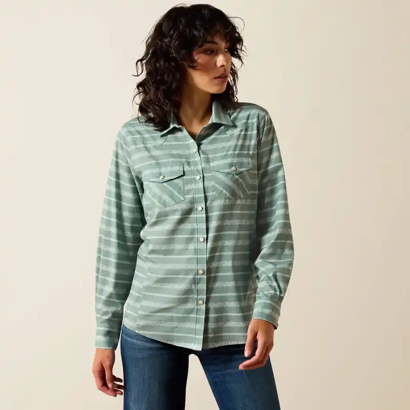 Women's Ariat Western VentTEK Snap Front Shirt #10071067