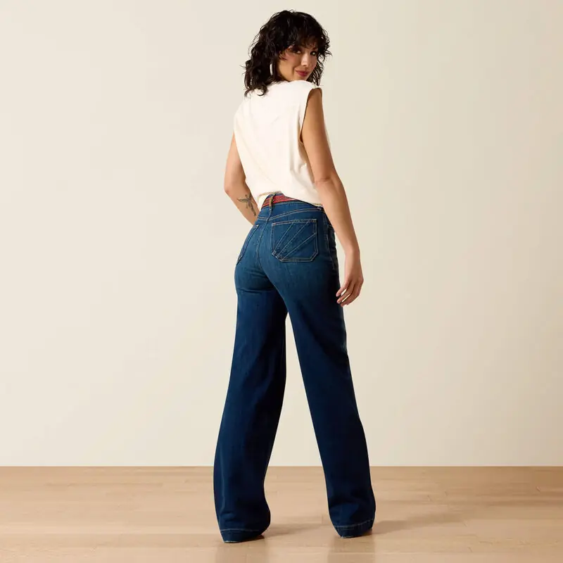 Women's Ariat Ultra High Rise Penelope Wide Leg Jeans #10073012