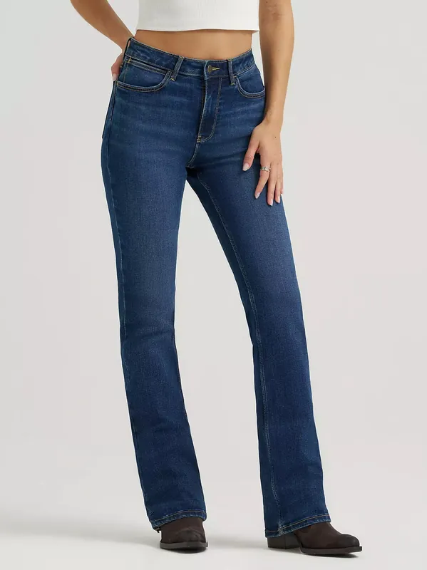 Women's Wrangler High Rise Bold Bootcut Jean #10MT1BTSN