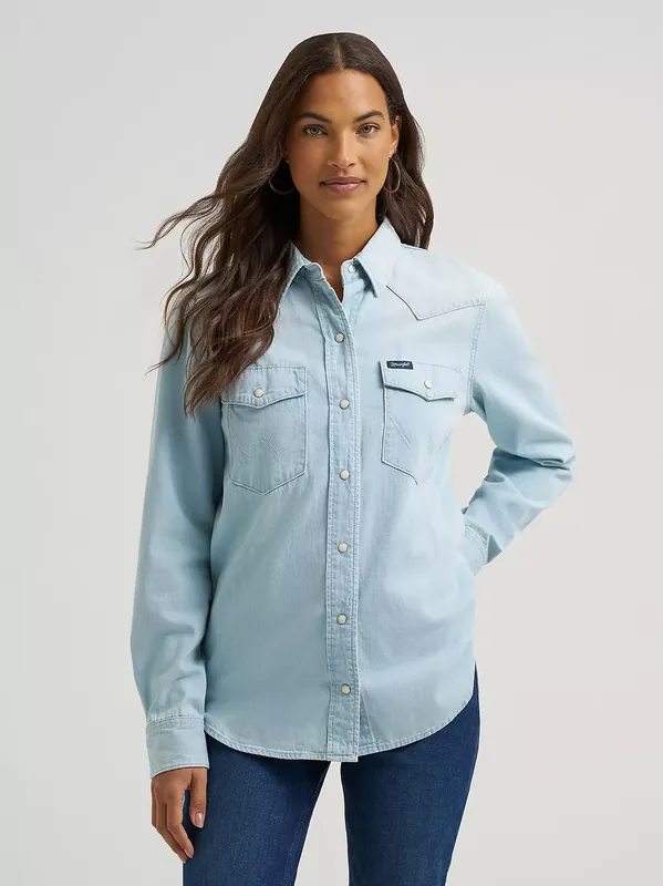 Women's Wrangler Vintage Snap Front Shirt #112373722