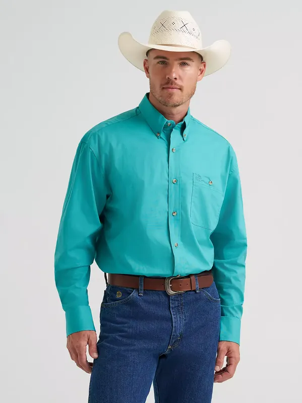 Men's Wrangler George Strait Button Down Shirt #112374595