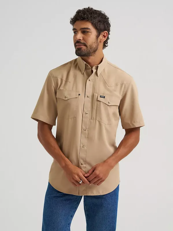 Men's Wrangler All Terrain Gear Performance Snap Front Shirt #112375133