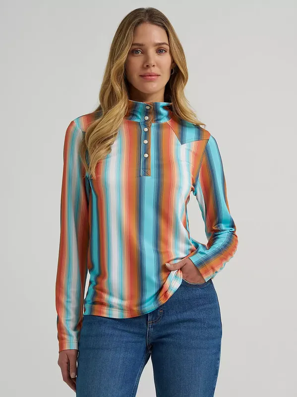 Women's Wrangler Skye Performance Quarter Snap Pullover #112375250