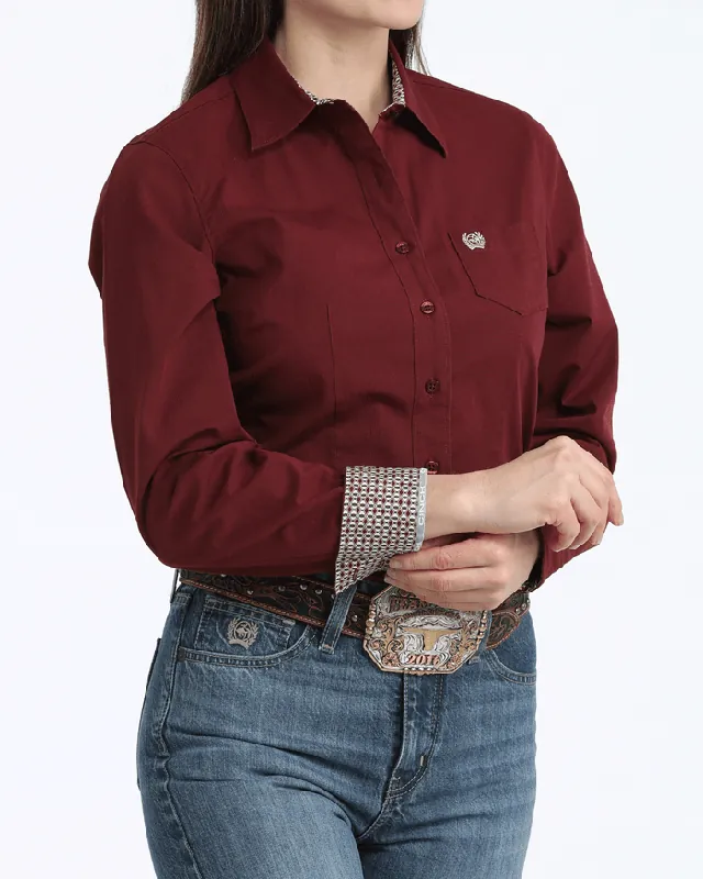 Women's Cinch Arena Fit Button Down Shirt #MSW9164262