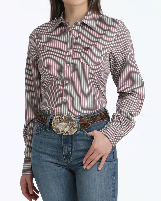 Women's Cinch Arena Fit Button Down Shirt #MSW9164263