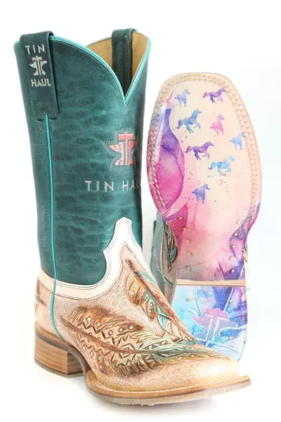 Women's Tin Haul Birds of a Feather Western Boot #14-021-0007-1541