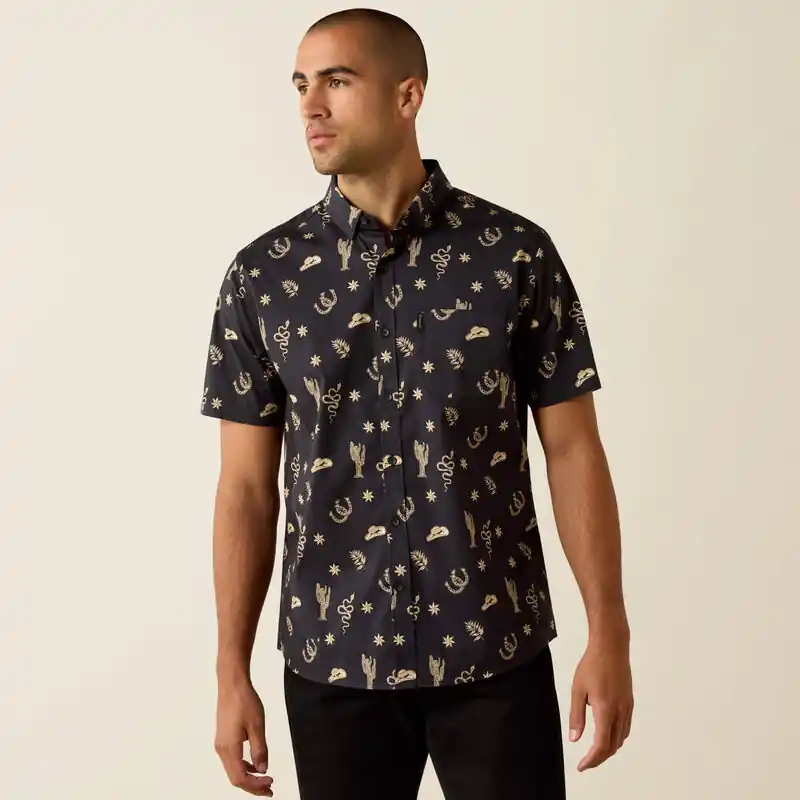 Men's Ariat Mathais Modern Fit Button Down Shirt #10072727