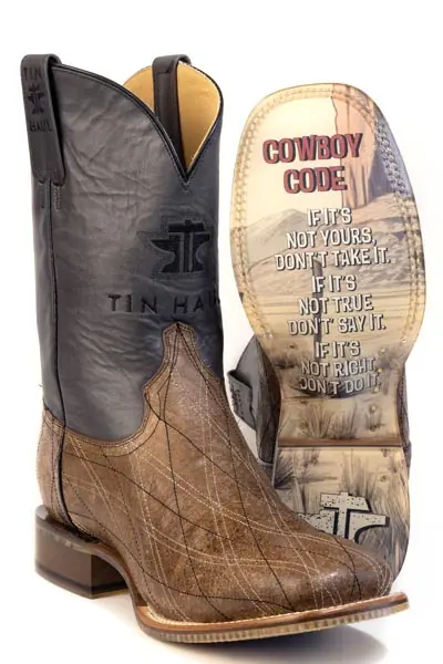 Men's Tin Haul Cowboy Code Western Boot #14-020-0102-5087