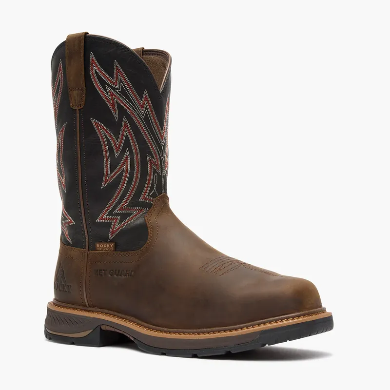 Men's Rocky Ride LTE Met Guard Waterproof Work Boot #RKW0477