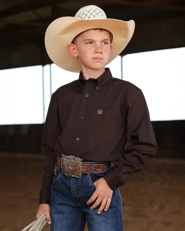 Boy's Cinch Button Down Shirt #MTW7060408