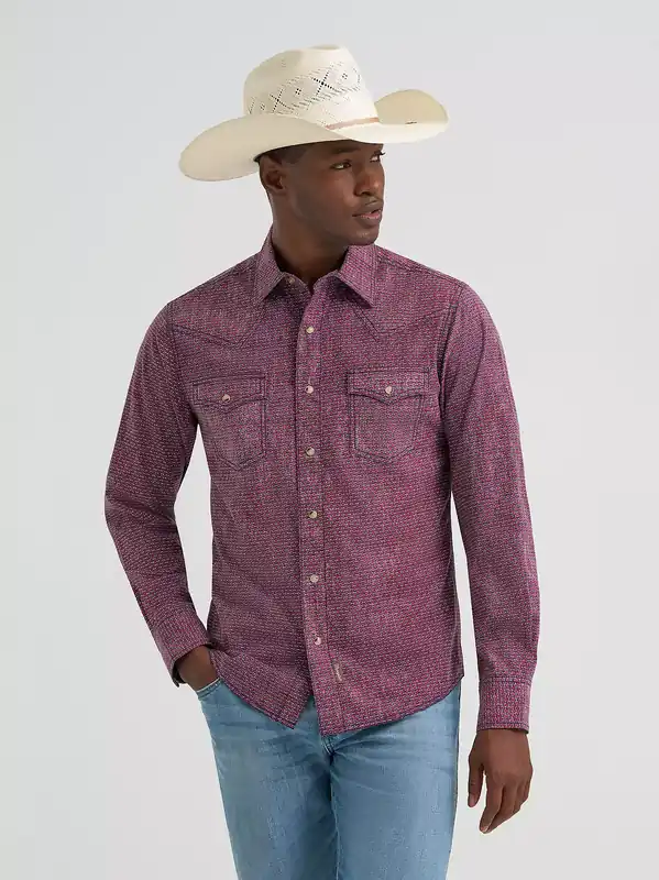 Men's Wrangler Retro Premium Snap Front Shirt #112378797