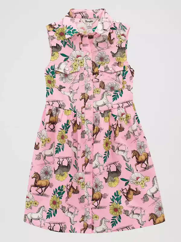 Girl's Wrangler Snap Dress #112379464