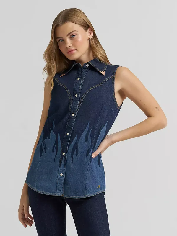 Women's Wrangler X Lainey Wilson Snap Front Shirt #112380460