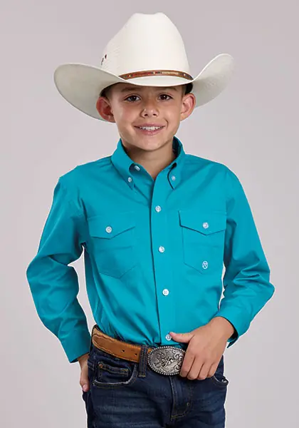 Boy's Roper Button Down Shirt #03-030-0365-4103
