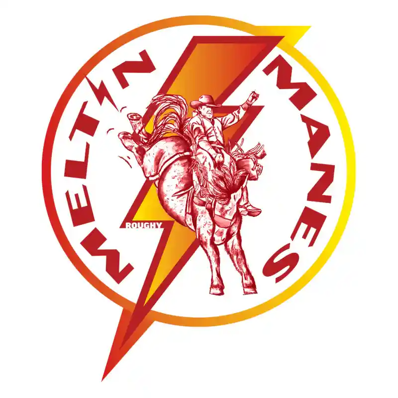 Hooey Meltin Manes Sticker #ST2610WHRD