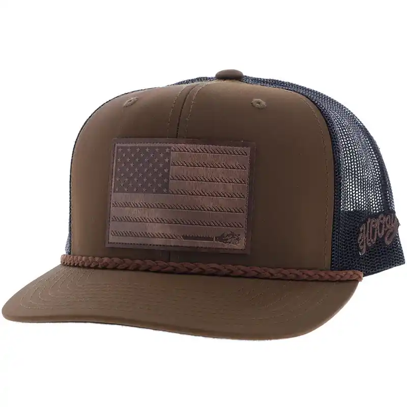 Men's Hooey Liberty Roper Cap #2510T-BRBK