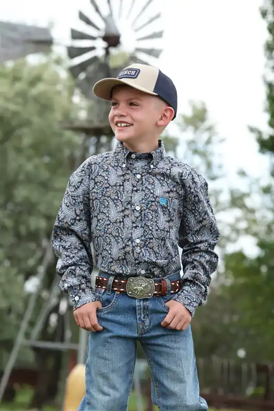 Boy's Cinch Button Down Shirt #MTW7060416