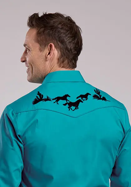 Men's Roper Snap Front Shirt #01-001-0017-4081
