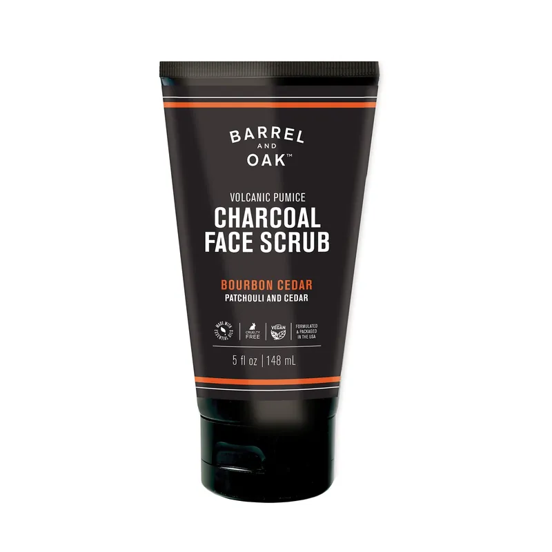 Bourbon Cedar Face Scrub w/ Volcanic Pumice - Barrel & Oak