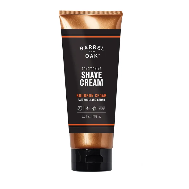 Bourbon Cedar Shaving Cream - Barrel & Oak