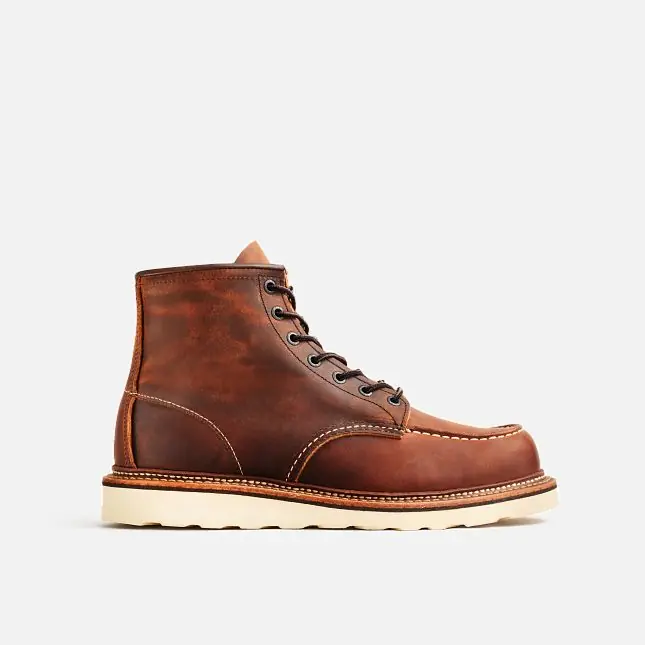 6" Classic Moc Boot - 01907 Copper Rough & Tough Leather