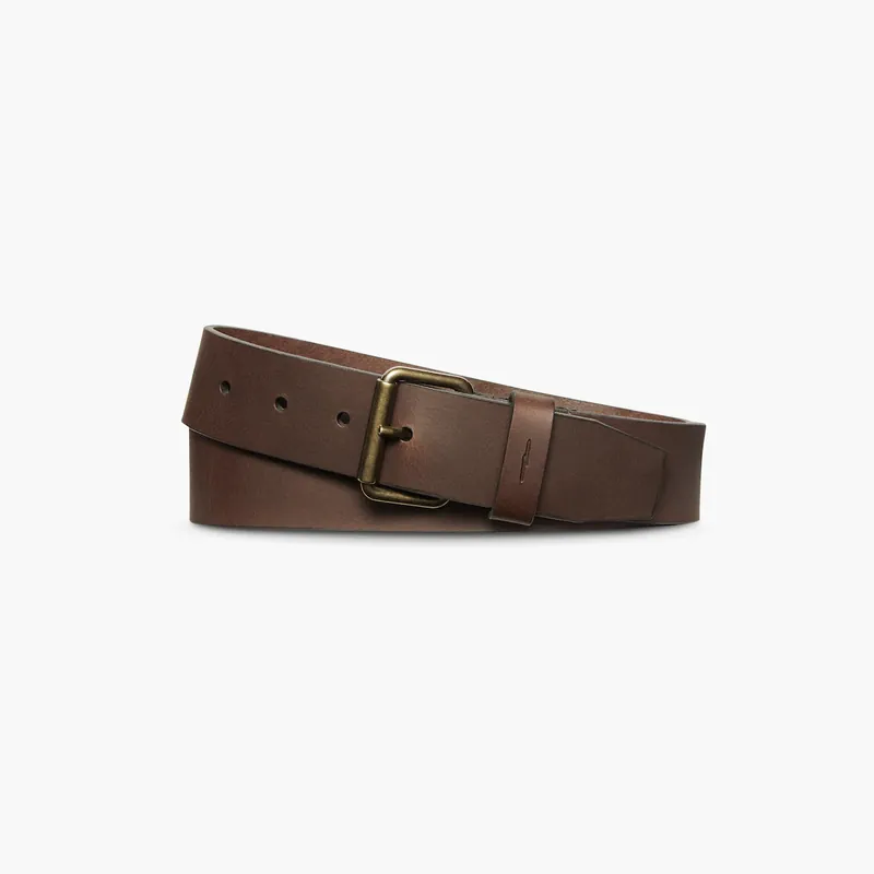 1 1/2" Rambler Leather Belt - Dark Brown