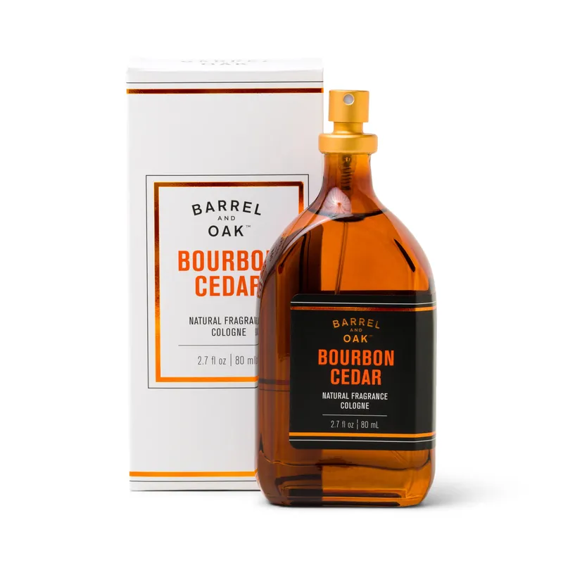 Bourbon Cedar Natural Fragrance Cologne - Barrel & Oak