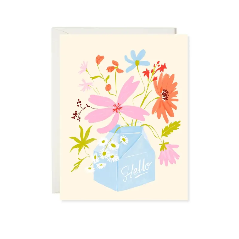 Milk Carton Flowers - Karen Schipper