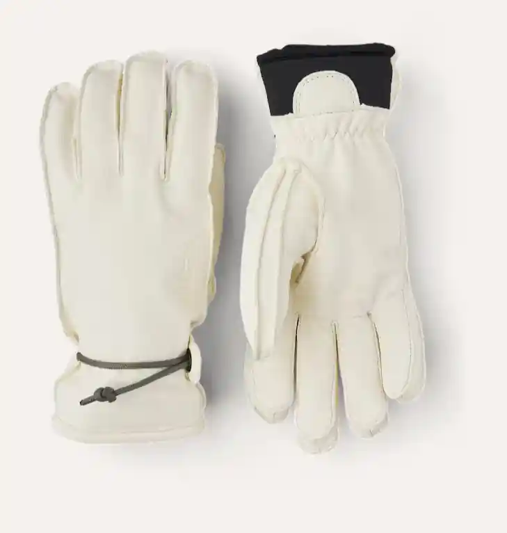 Wakayama Leather Glove - Almond White
