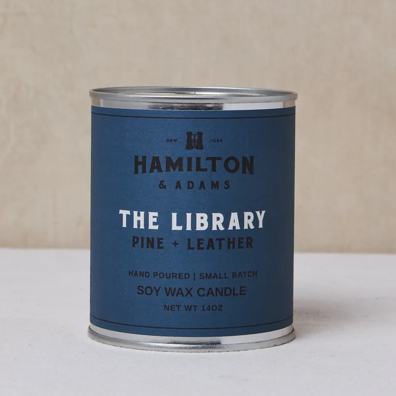 The Library Candle No. 32 - Hamilton & Adams