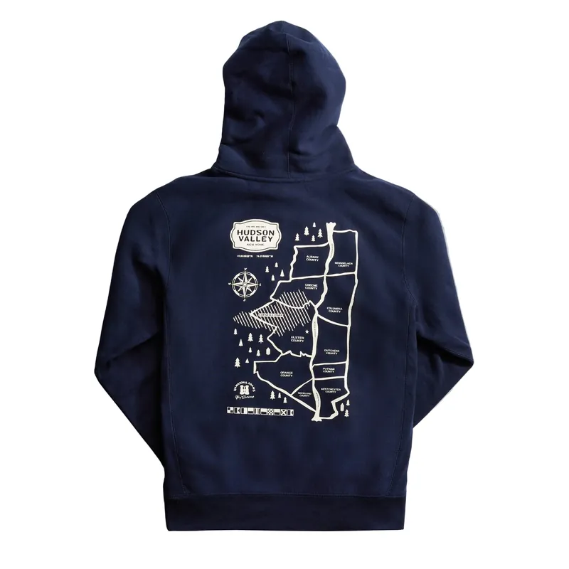 Map Hoodie - Hamilton & Adams
