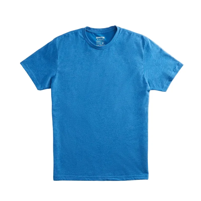 The Ezra Crewneck - Cool Heather Blue
