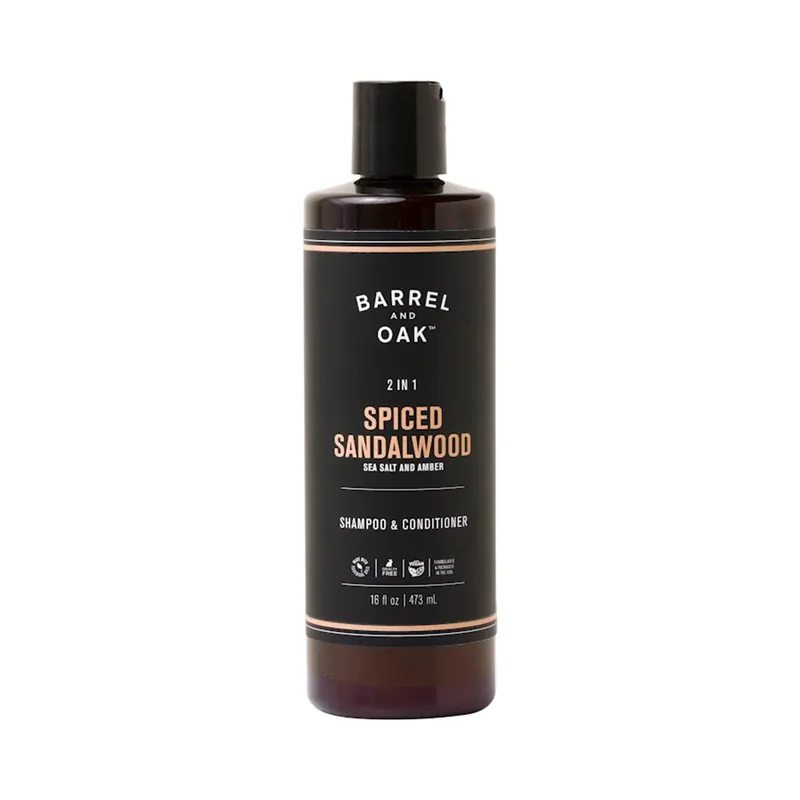 16 oz 2-In-1 Spiced Sandalwood Shampoo & Conditioner