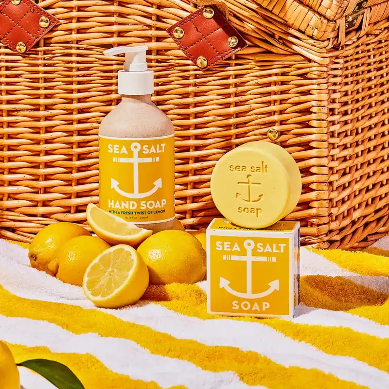 Sea Salt Summer Lemon Hand Soap - Kalastyle Soap Co.