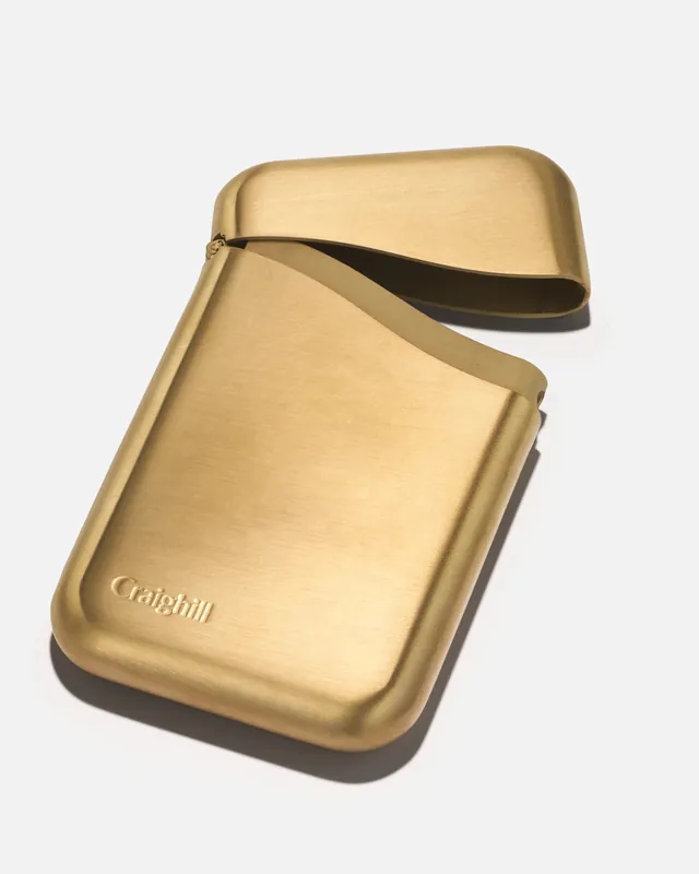 Card Case - Brass