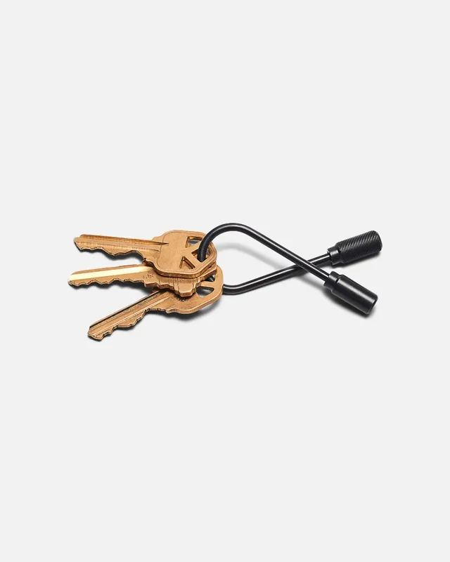 Closed Helix Key Ring - Vapor Black