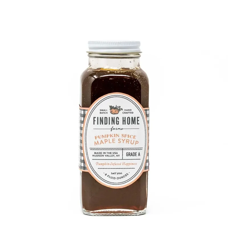 Pumpkin Spice Infused Maple Syrup 8 oz - Finding Home Farms