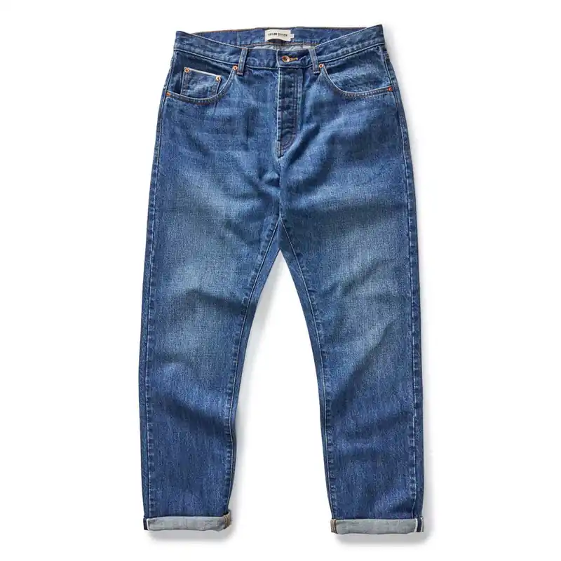 Democratic Jean - Mid Wash Organic Selvege