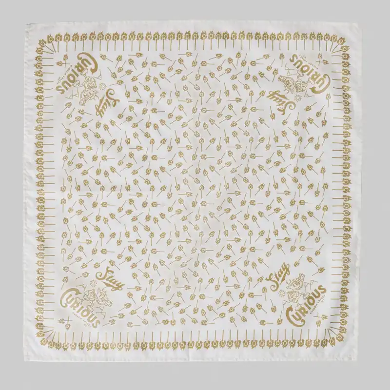Stay Curious Bandana - Cream