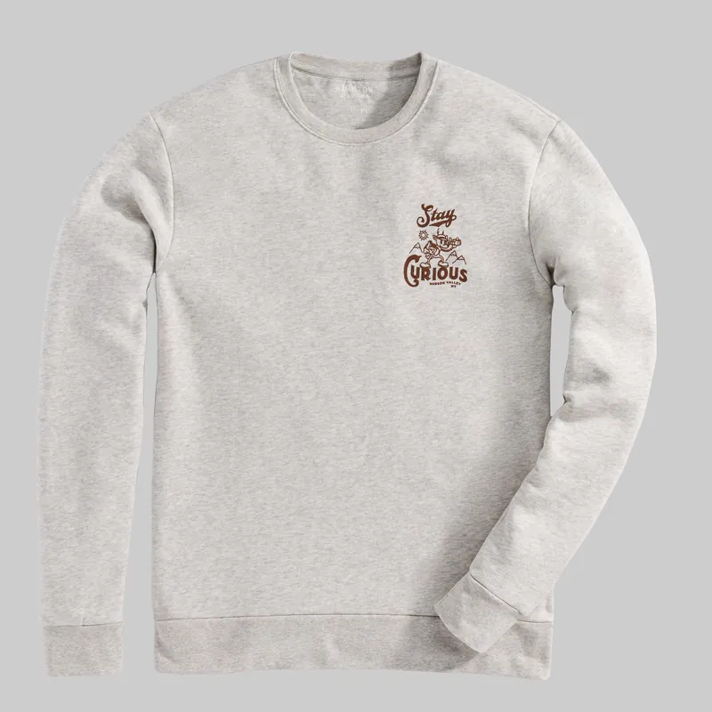 Stay Curious Crewneck - Hamilton & Adams