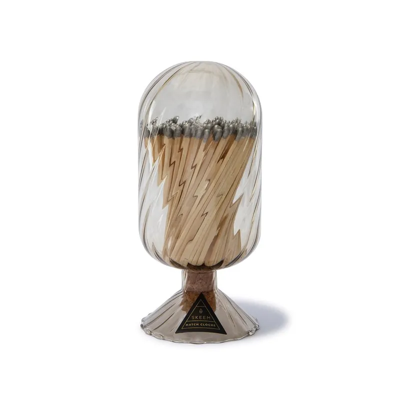 Helix Match Cloche Silver w/ Silver Tipped Matches - Skeem